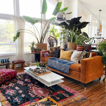 Get the Boho style factor into your home.